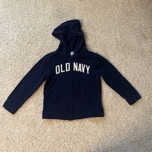 Old Navy kids zip up hoodie size small